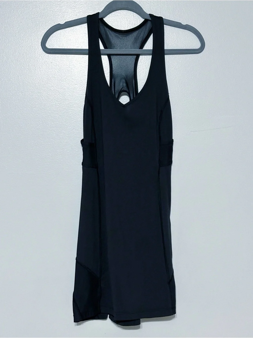 Lululemon Dress Womens Black Ace Advantage Tennis Mini Racerback Mesh